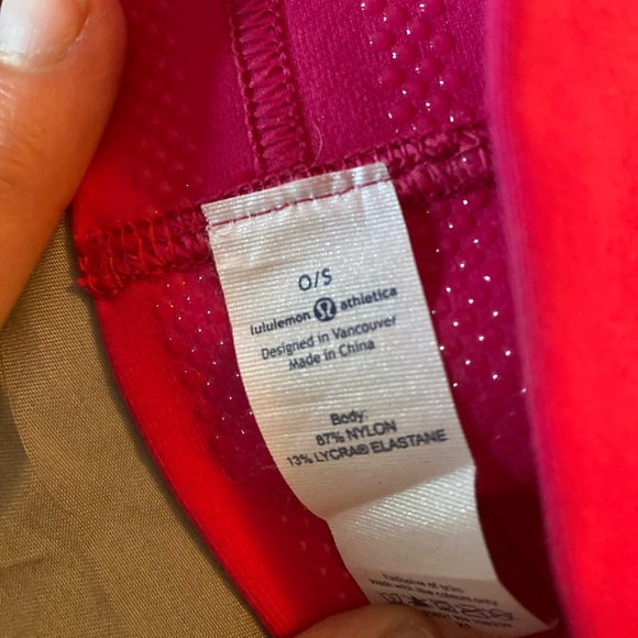 LULULEMON PINK HEADBAND - Picture 2 of 2